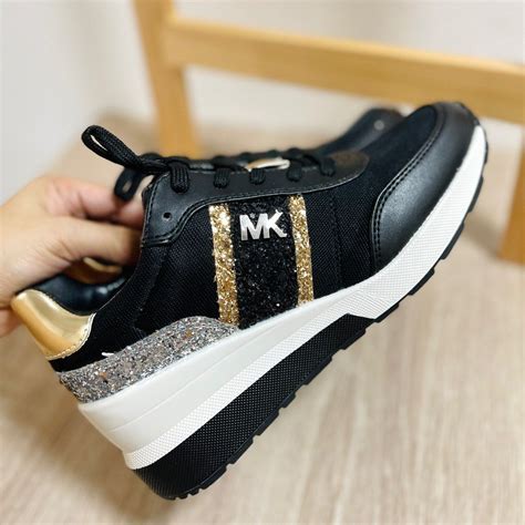 sneakers dames michael kors glitter|michael kors mabel trainer sneakers.